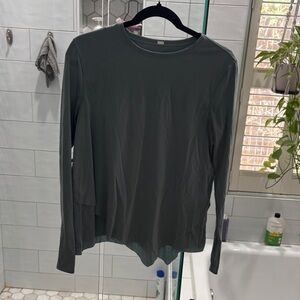 lululemon athletica Long Sweetest Day Sleeve Tee -  Blue Gray